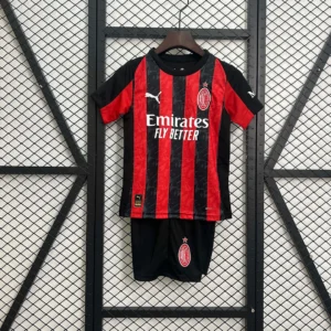 2025/2026 AC Milan Home Football Shirt 1:1 Thai Quality Kids Size