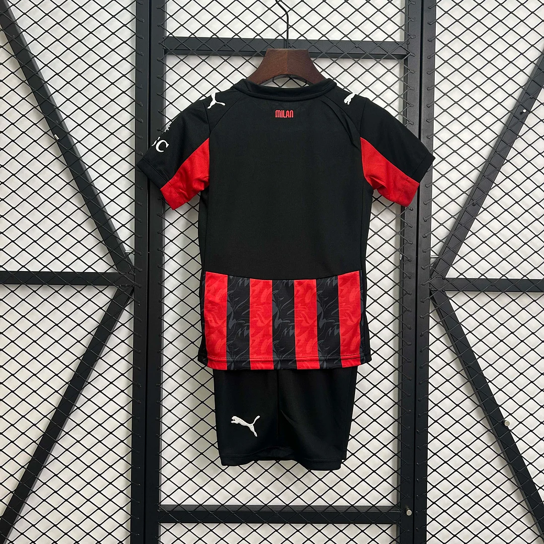 2025/2026 AC Milan Home Football Shirt 1:1 Thai Quality Kids Size - Image 2