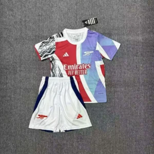 2024/2025 Arsenal Pre-match clothing Football Shirt 1:1 Thai Quality Kids Size