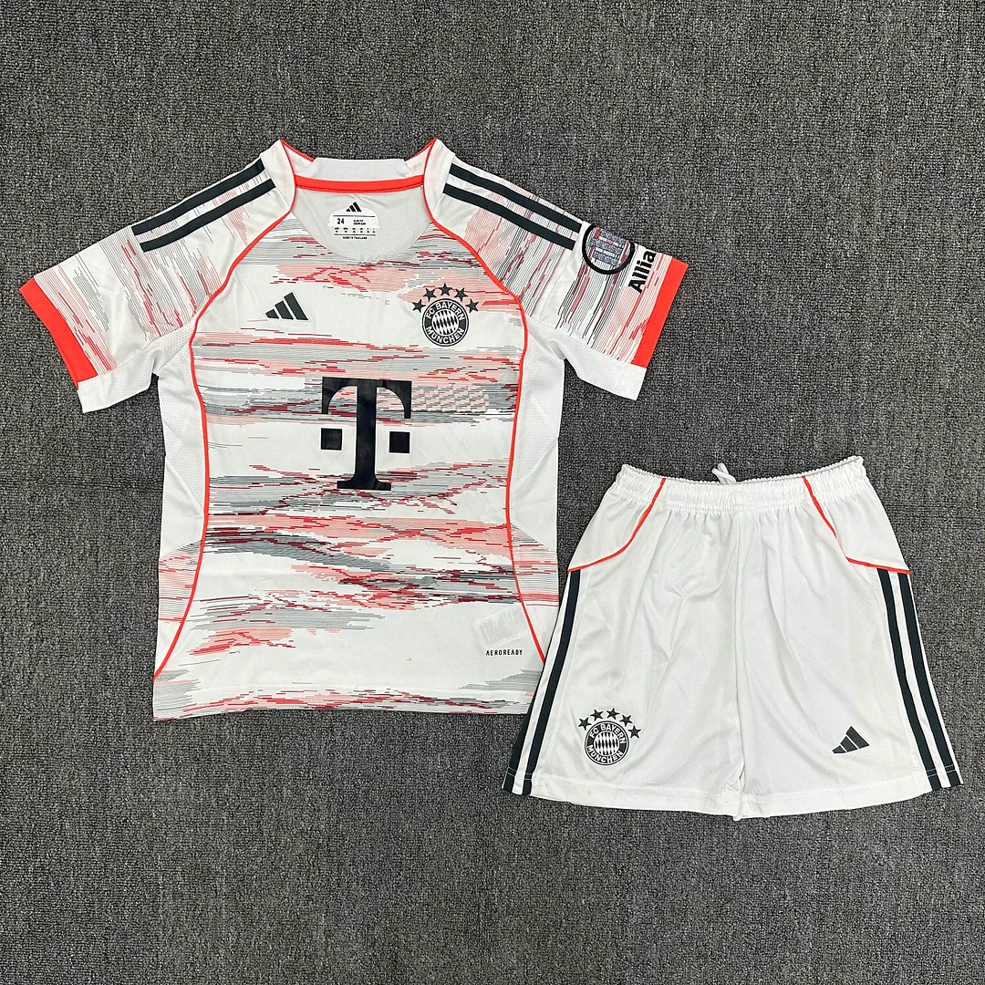 2025/2026 Bayern Munich Away Football Jersey 1:1 Thai Quality Kids Size