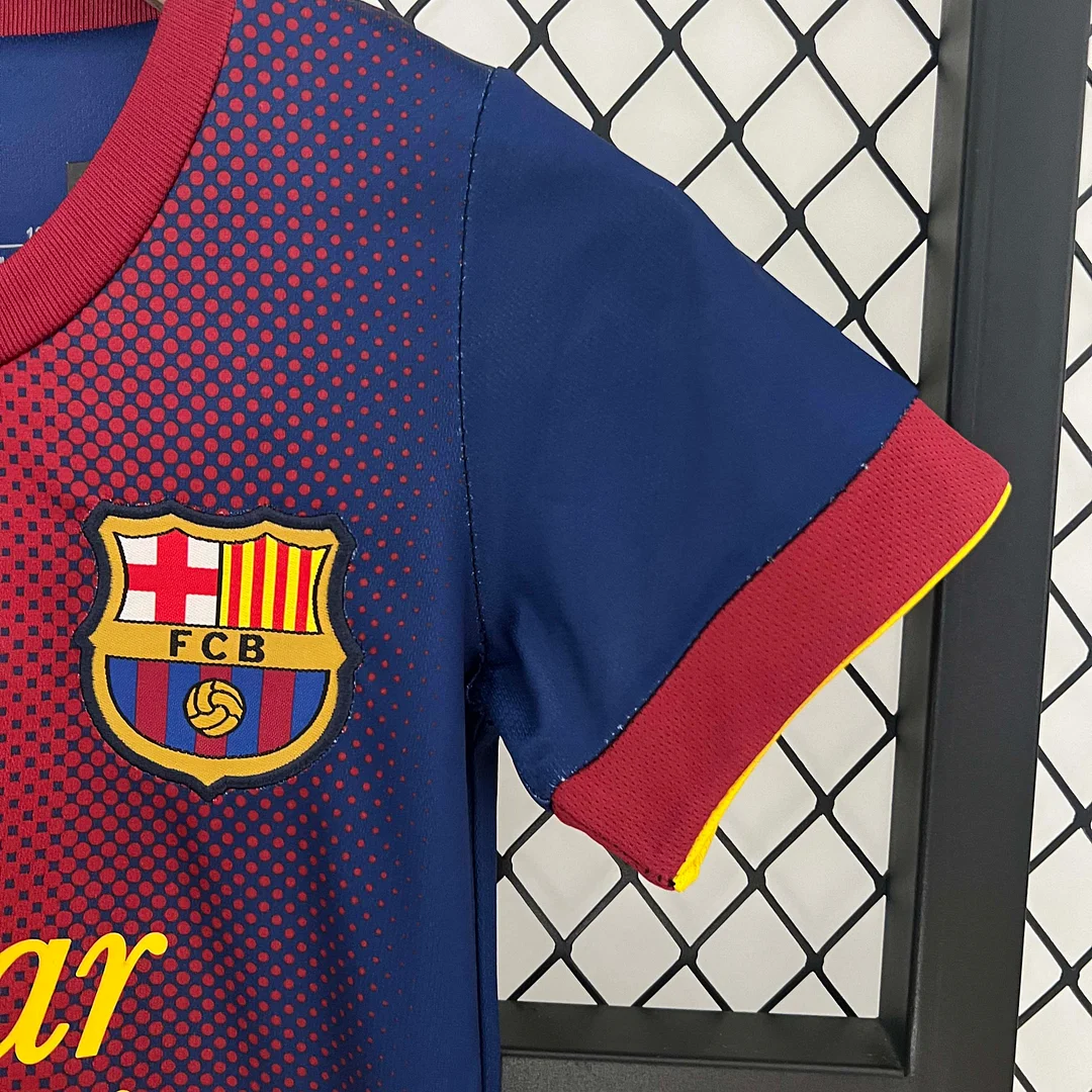 2012/2013 Retro Barcelona Home Football Shirt 1:1 Thai Quality Kids Size - Image 7