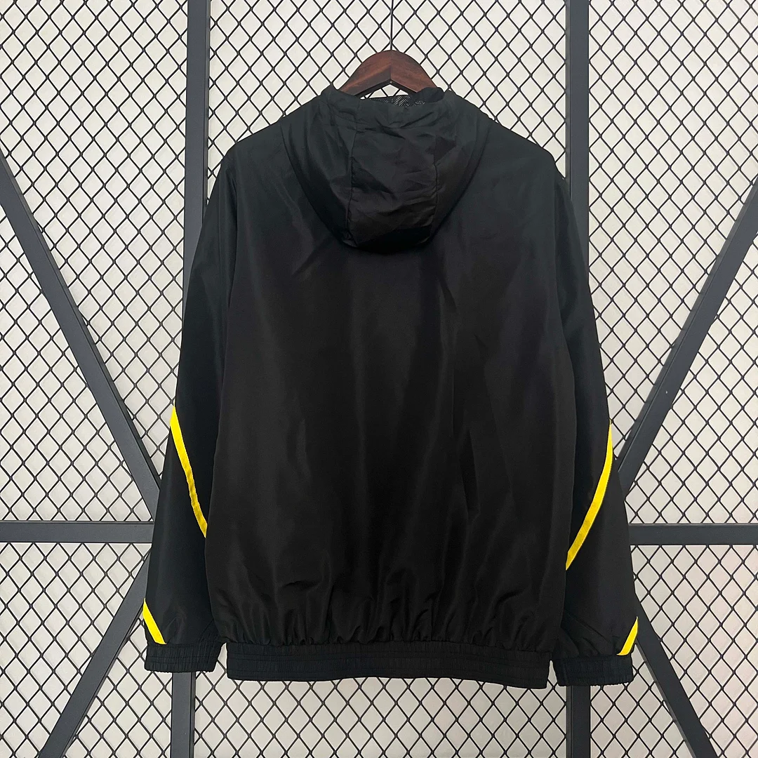 2024/2025 Dortmund Windbreaker Black Football Shirt 1:1 Thai Quality Set - Image 2