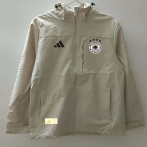 2025 Germany Windbreaker White Soccer Jersey