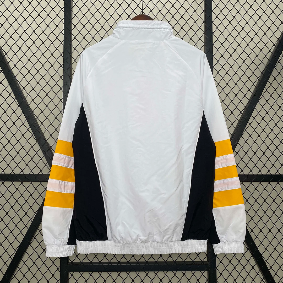 2024/2025 Real Madrid Windbreaker White Soccer Jersey 1:1 Thai Quality - Image 2
