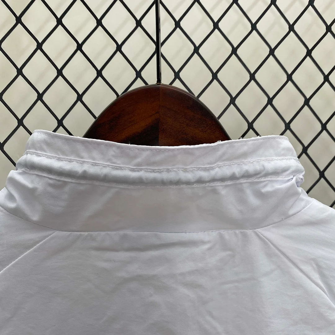 2024/2025 Real Madrid Windbreaker White Soccer Jersey 1:1 Thai Quality - Image 4