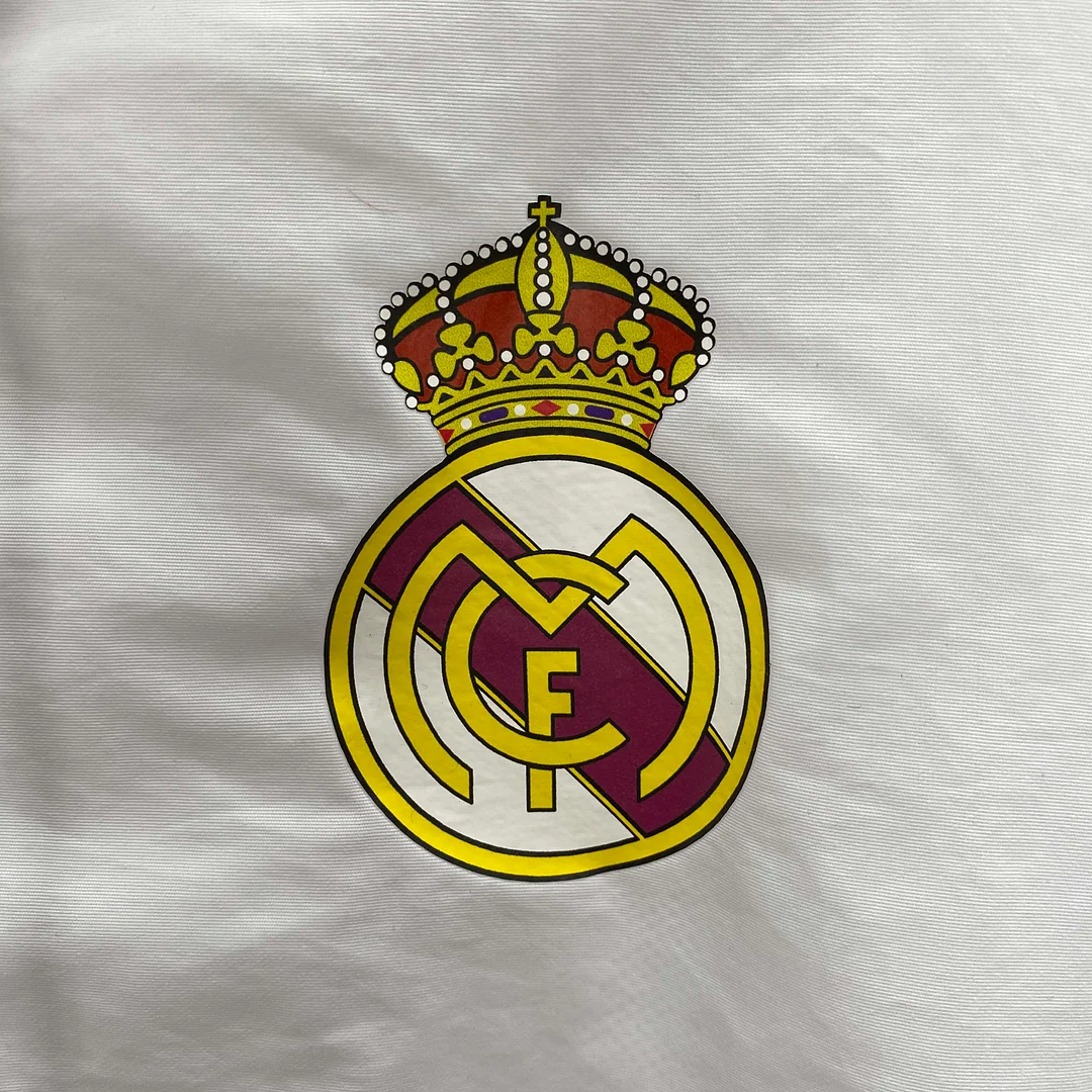2024/2025 Real Madrid Windbreaker White Soccer Jersey 1:1 Thai Quality - Image 6