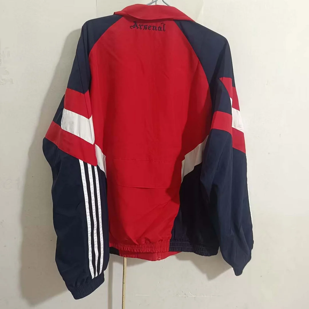 2024/2025 Arsenal Windbreaker Red Soccer Jersey 1:1 Thai Quality - Image 3