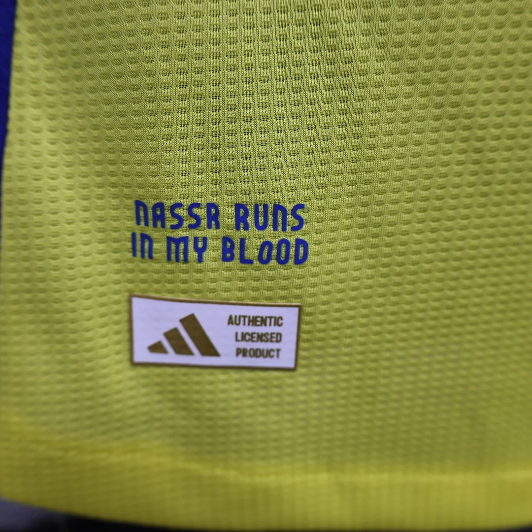 2024/2025 Player Version Long Sleeve Al-Nassr Home Football Shirt 1:1 Thai Quality - Image 3