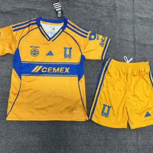 2025/2026 Tigres Home Football Shirt 1:1 Thai Quality Kids Size