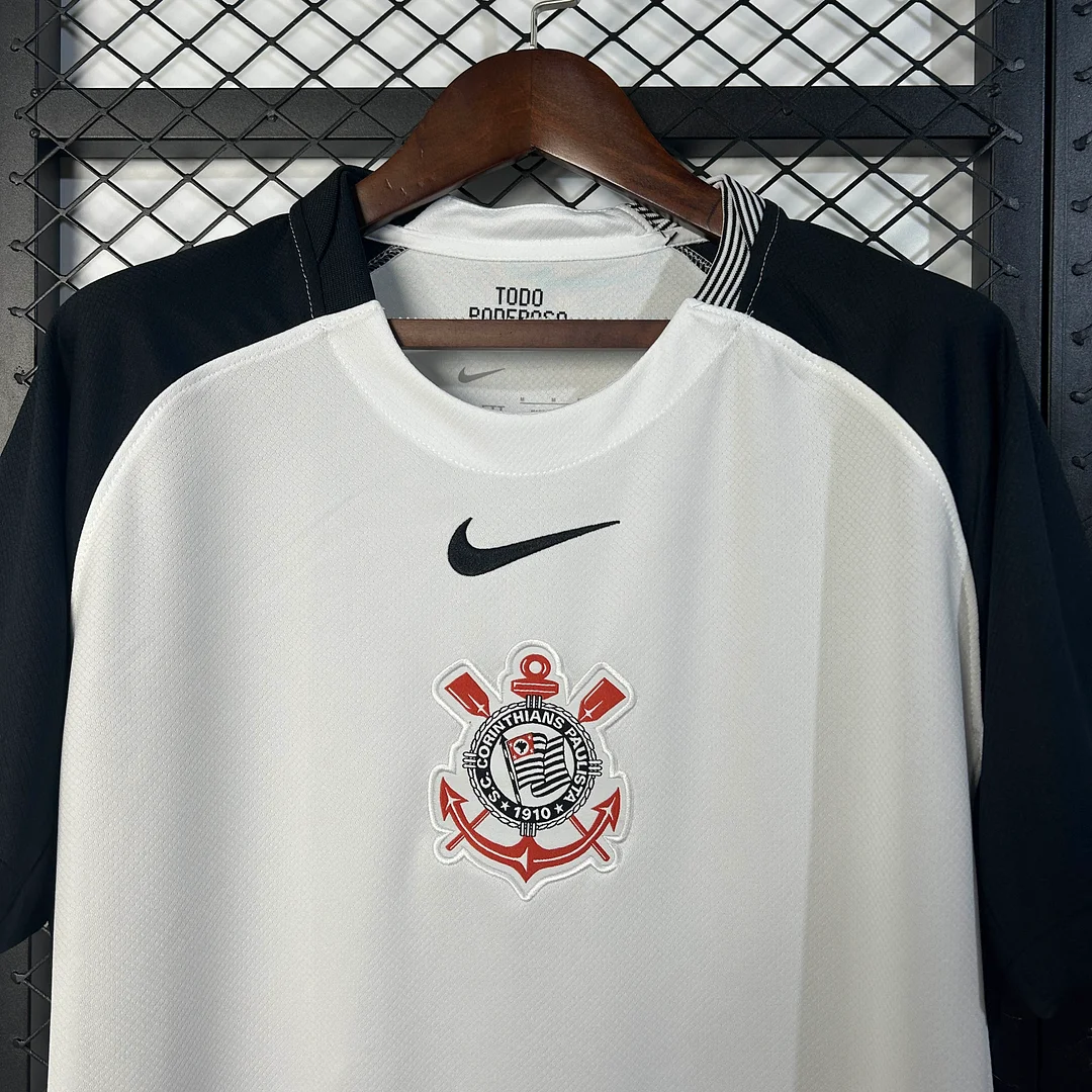2025/2026 Corinthians Paulista Home Jersey 1:1 Thai Quality - Image 3