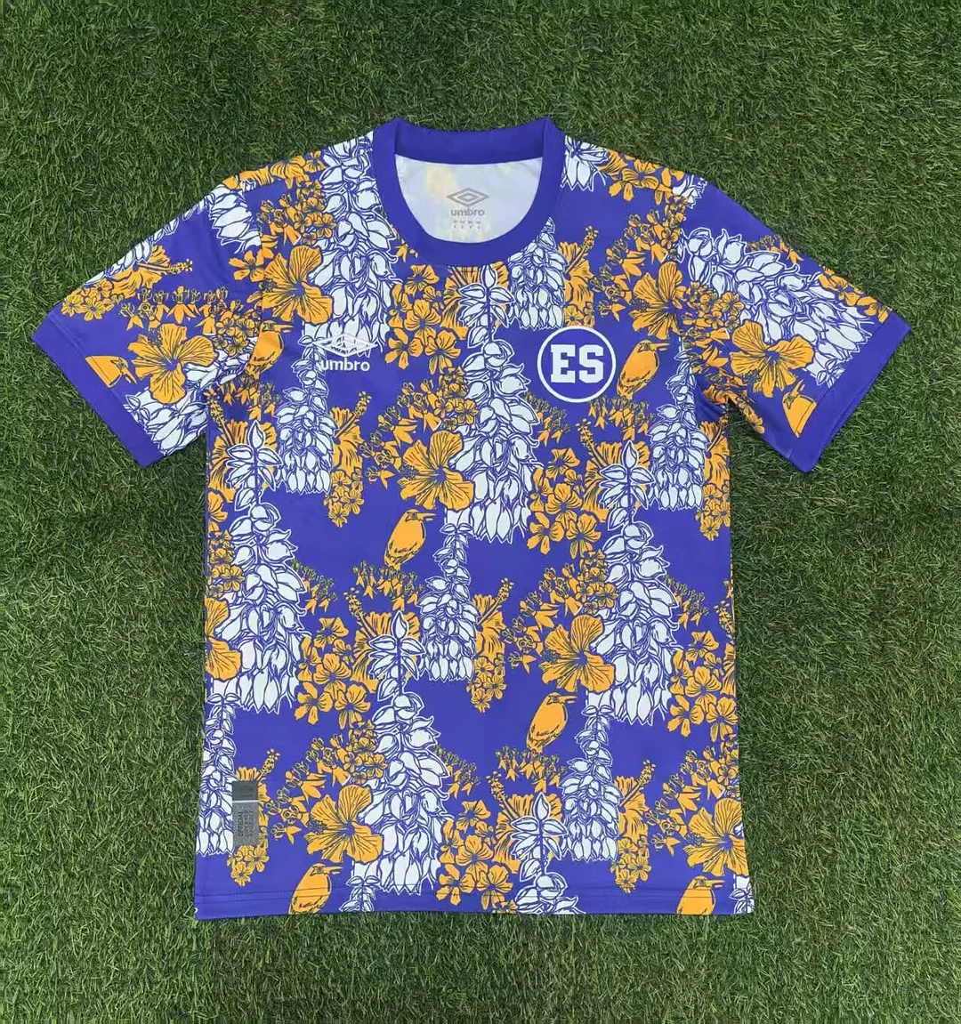 2025 El Salvador Pre-Match Training Suit Football Shirt 1:1 Thai Quality