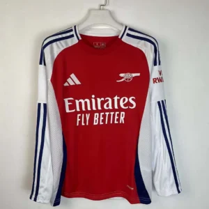 2024/2025 Long Sleeve Arsenal Home Football Shirt 1:1 Thai Quality