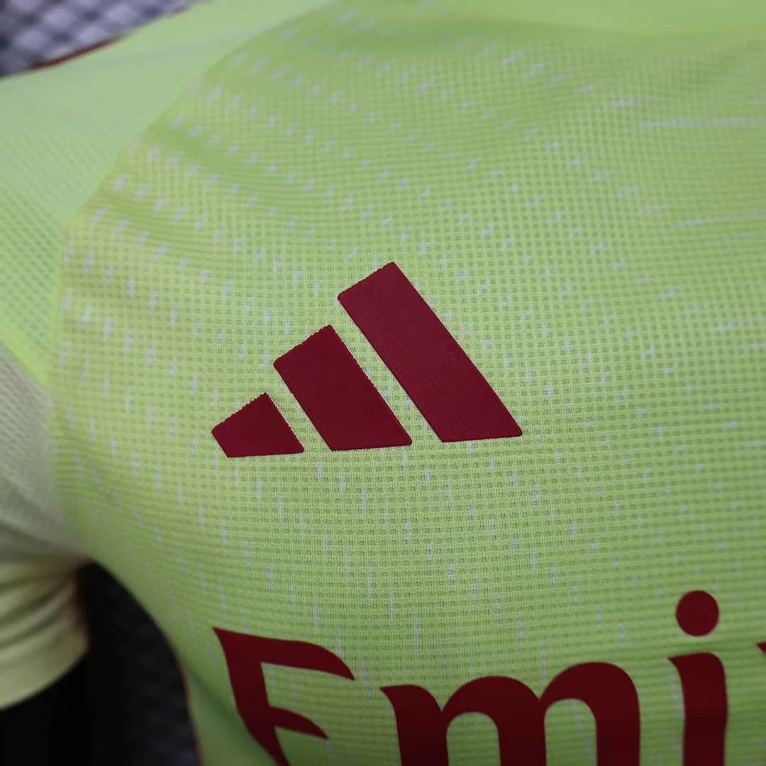 2025/2026 Player Version Arsenal Goalkeeper Yellow Football Shirt 1:1 Thai Quality - Image 4