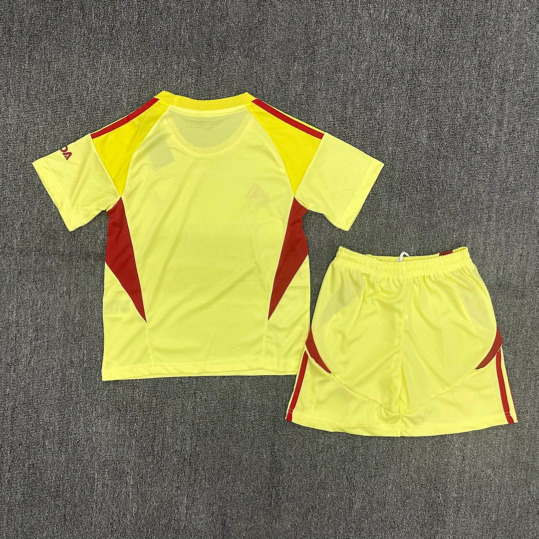 2025/2026 Arsenal Goalkeeper Yellow Football Shirt 1:1 Thai Quality Kids Size - Image 2