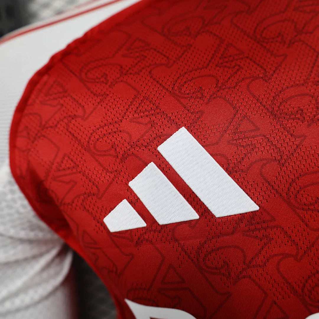 2025/2026 Player Version Long Sleeve Arsenal Home Football Shirt 1:1 Thai Quality - Image 6