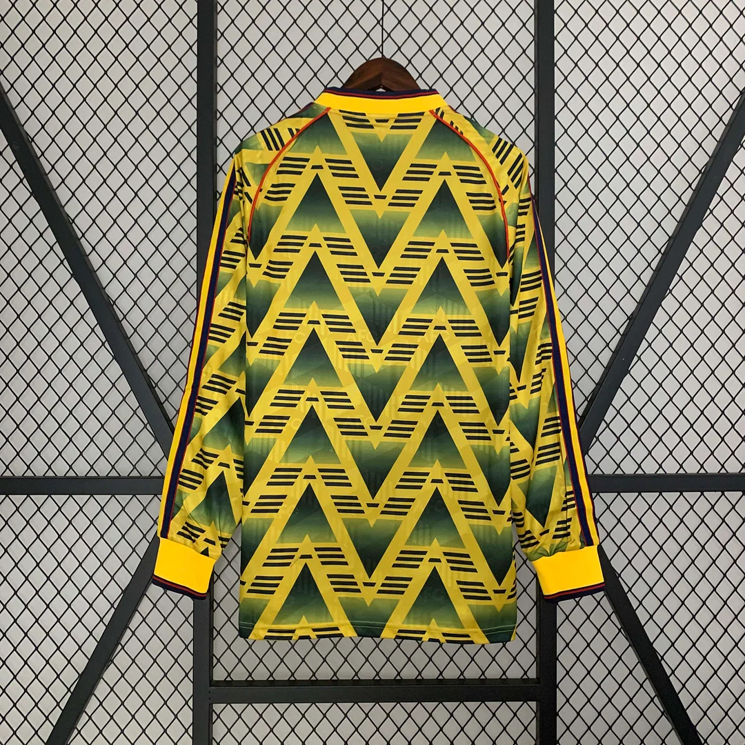 1991/1993 Retro Long Sleeve Arsenal Away Football Shirt 1:1 Thai Quality - Image 2