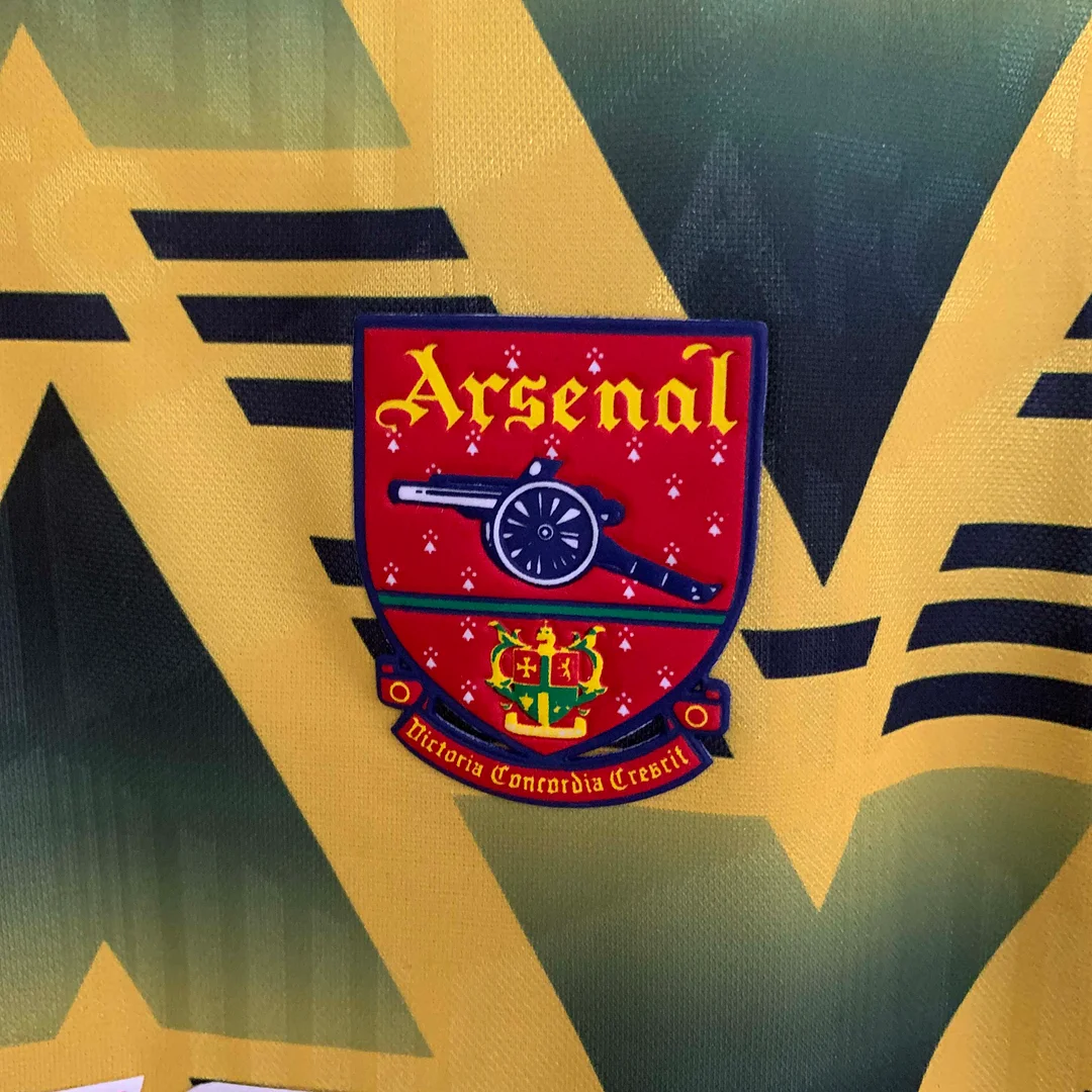 1991/1993 Retro Long Sleeve Arsenal Away Football Shirt 1:1 Thai Quality - Image 6