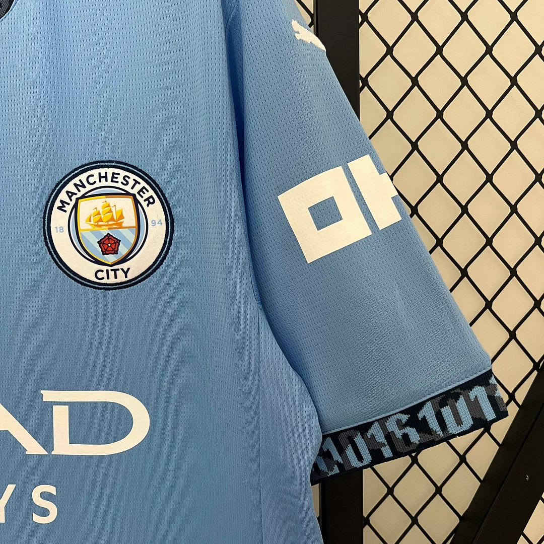 2024/2025 Manchester City Home Football Shirt 1:1 Thai Quality - Image 7