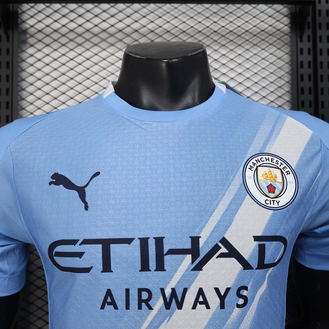 2025/2026 Player Version Manchester City Home Football Shirt 1:1 Thai Quality - Image 5
