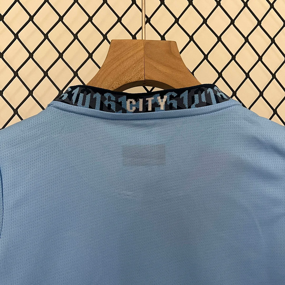 2024/2025 Manchester City Home Football Shirt 1:1 Thai Quality Kids Size - Image 4
