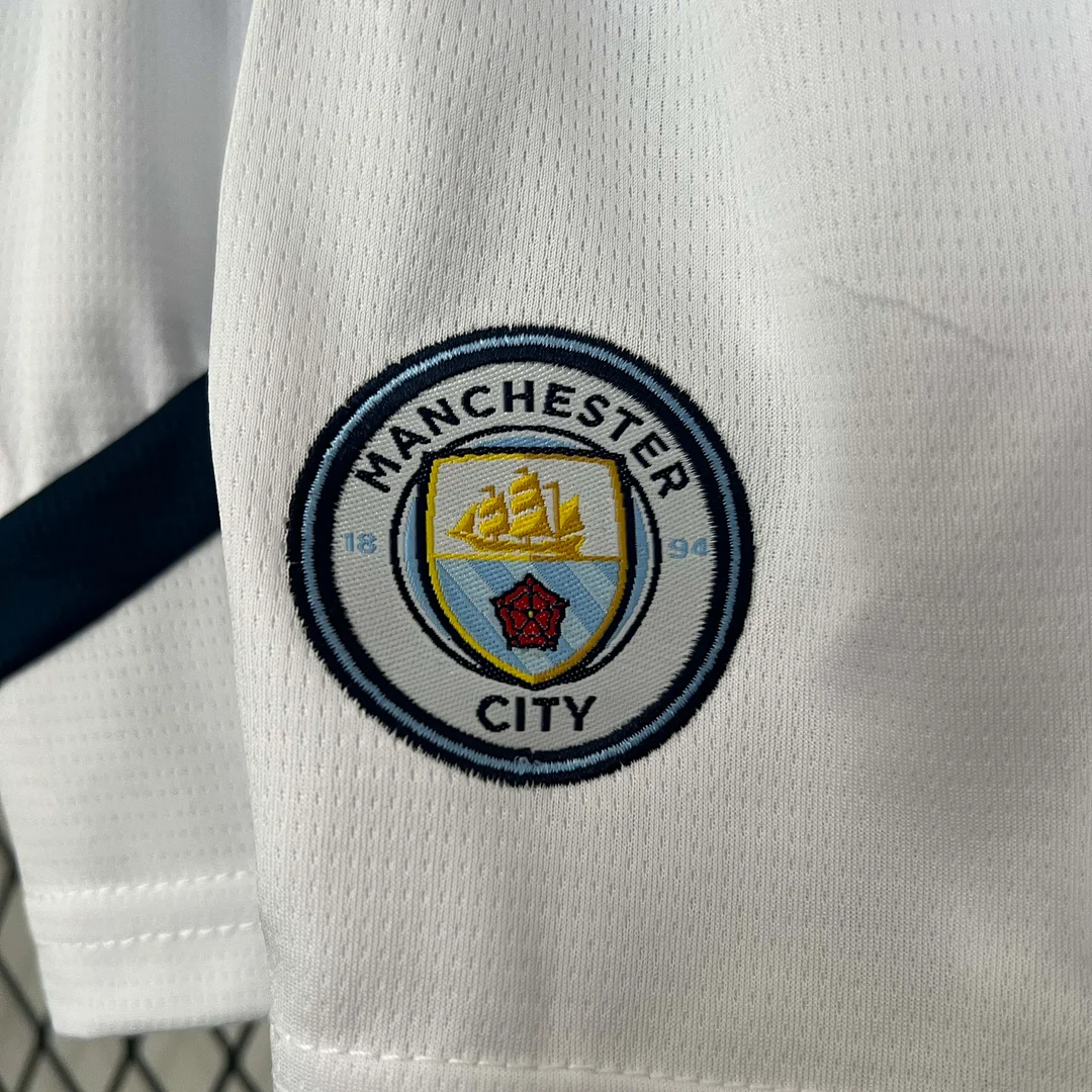 2024/2025 Manchester City Home Football Shirt 1:1 Thai Quality Kids Size - Image 9