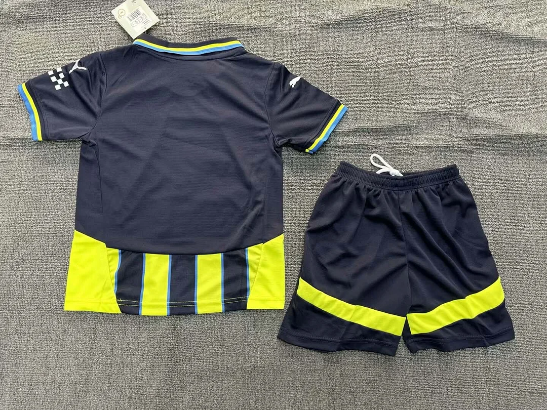 2024/2025 Manchester City Away Football Shirt 1:1 Thai Quality Kids Size - Image 2