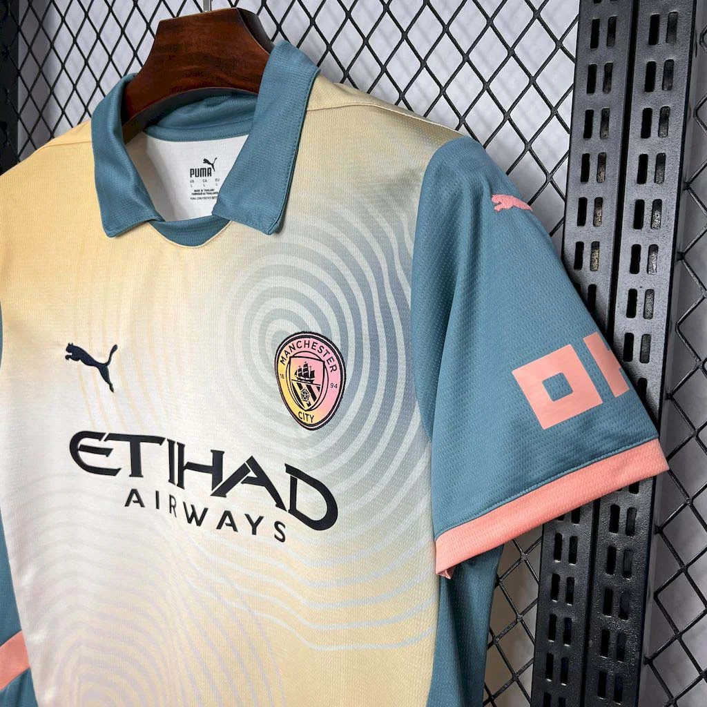 2024/2025 Manchester City Fourth Away Football Shirt 1:1 Thai Quality - Image 6