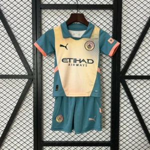 2024/2025 Manchester City Fourth Away Football Shirt 1:1 Thai Quality Kids Size