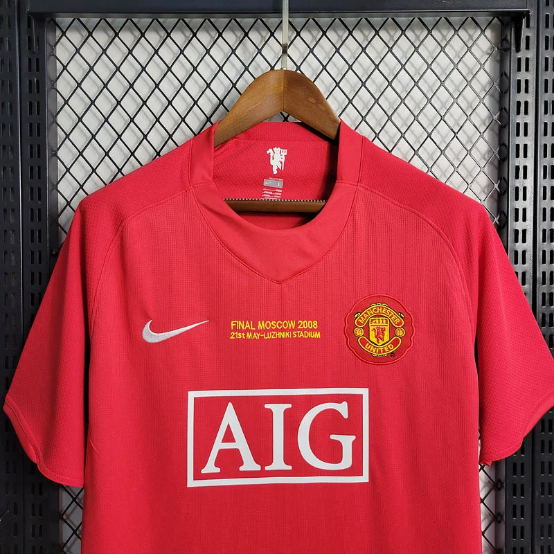 2007/2008 Retro Manchester United Home Champions League Edition Football Shirt 1:1 Thai Quality - Image 7