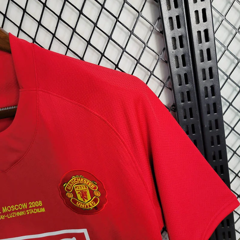 2007/2008 Retro Manchester United Home Champions League Edition Football Shirt 1:1 Thai Quality - Image 11