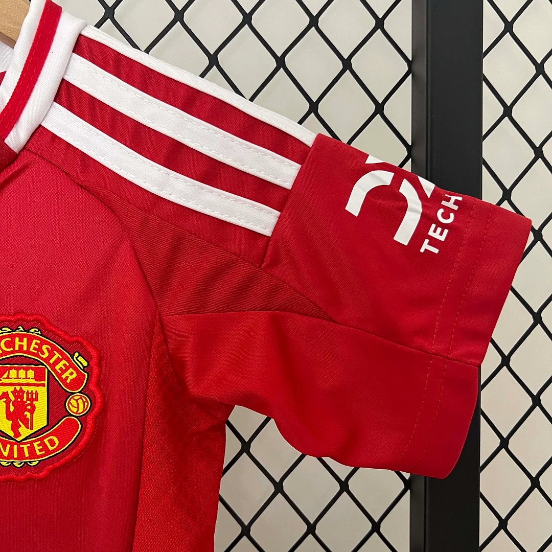 2024/2025 Manchester United Home Football Shirt 1:1 Thai Quality Kids Size - Image 7