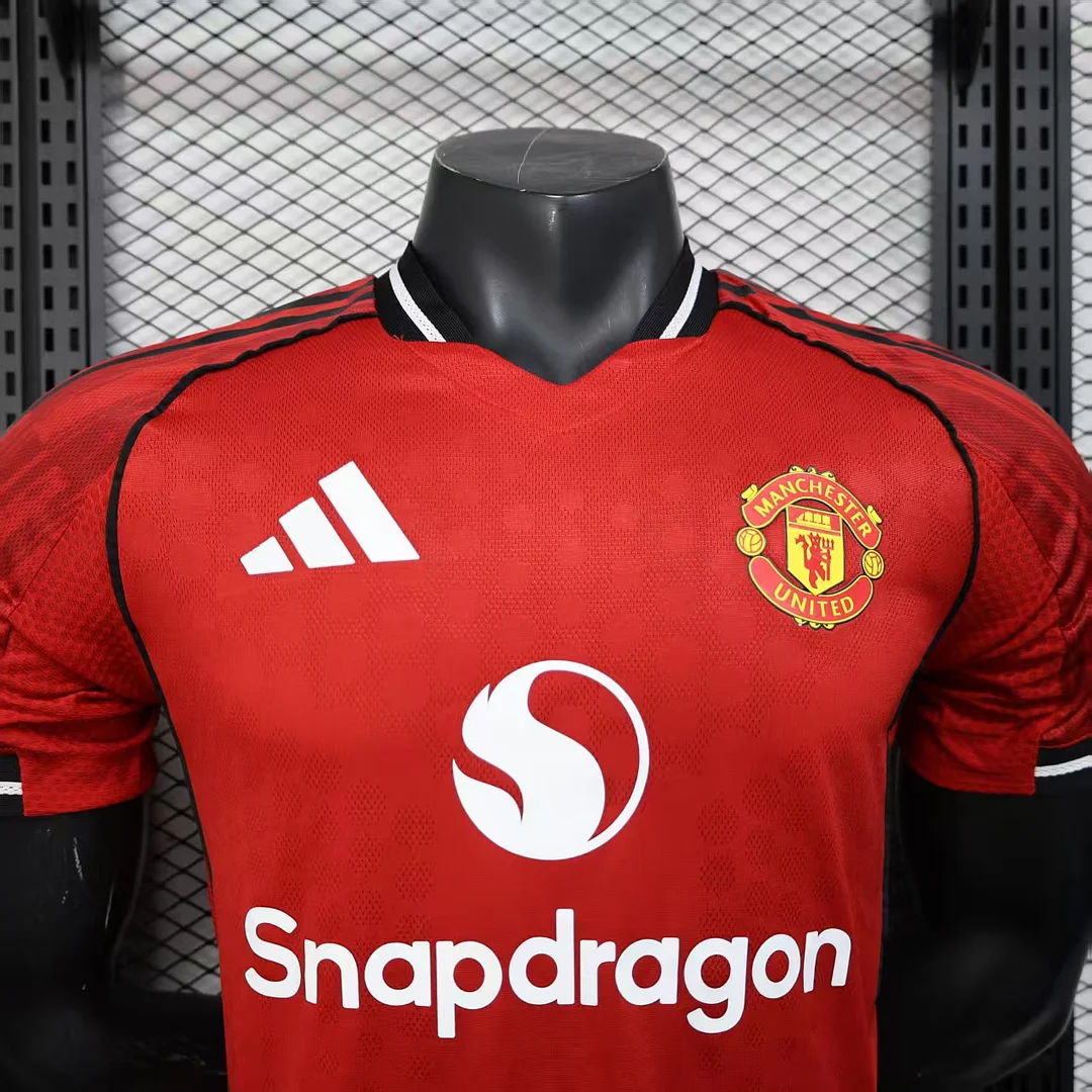 2025/2026 Player Version Manchester United Home Football Shirt 1:1 Thai Quality - Image 3