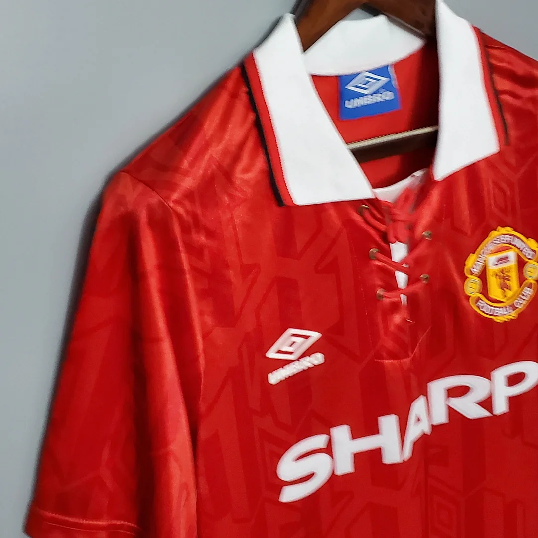 1992/1994 Retro Manchester United Home Football Shirt 1:1 Thai Quality - Image 7