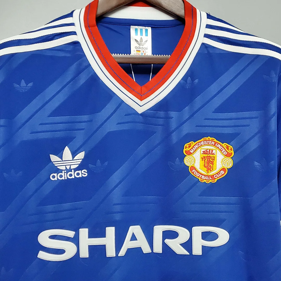 1986/1988 Retro Manchester United Third Away Football Shirt 1:1 Thai Quality - Image 3