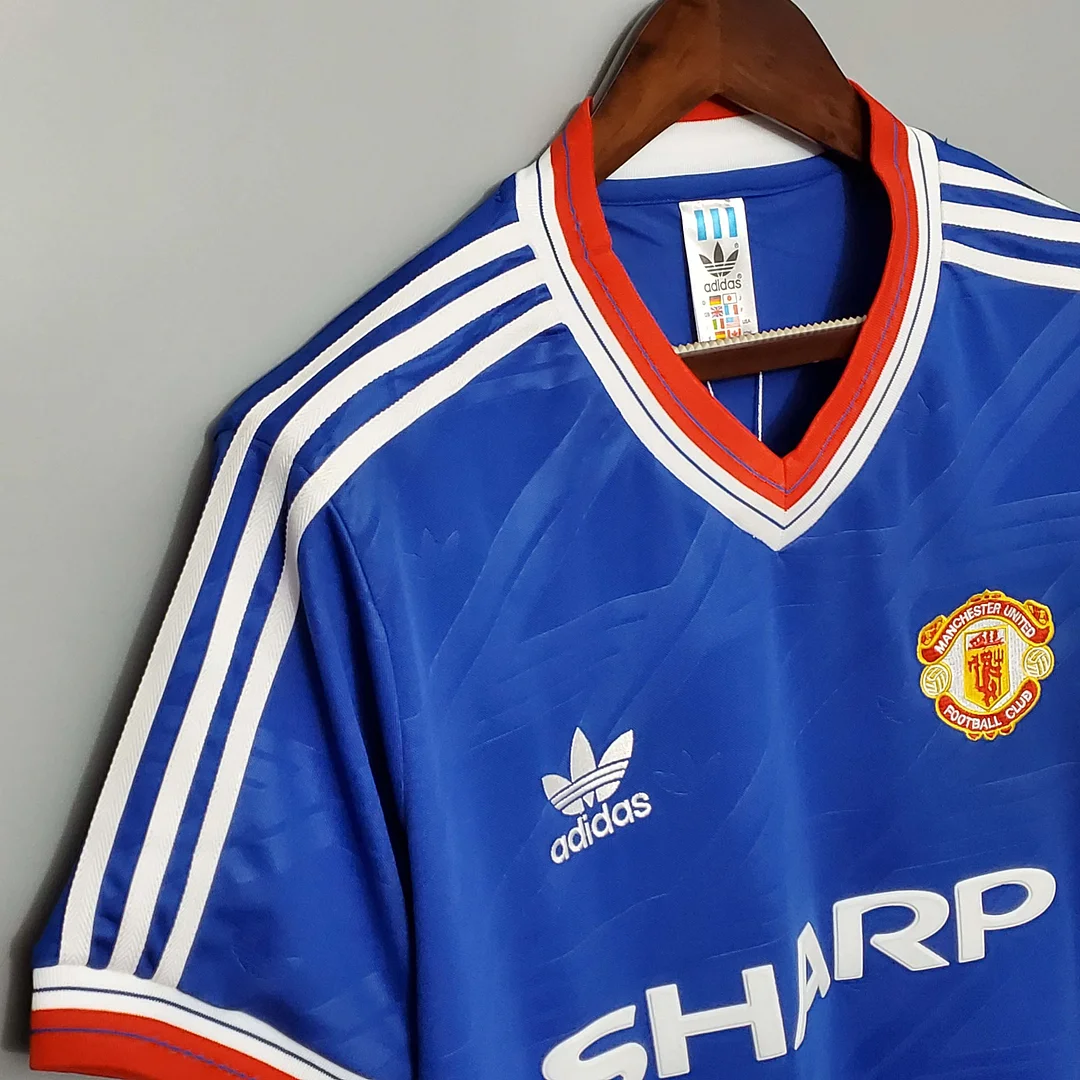 1986/1988 Retro Manchester United Third Away Football Shirt 1:1 Thai Quality - Image 5
