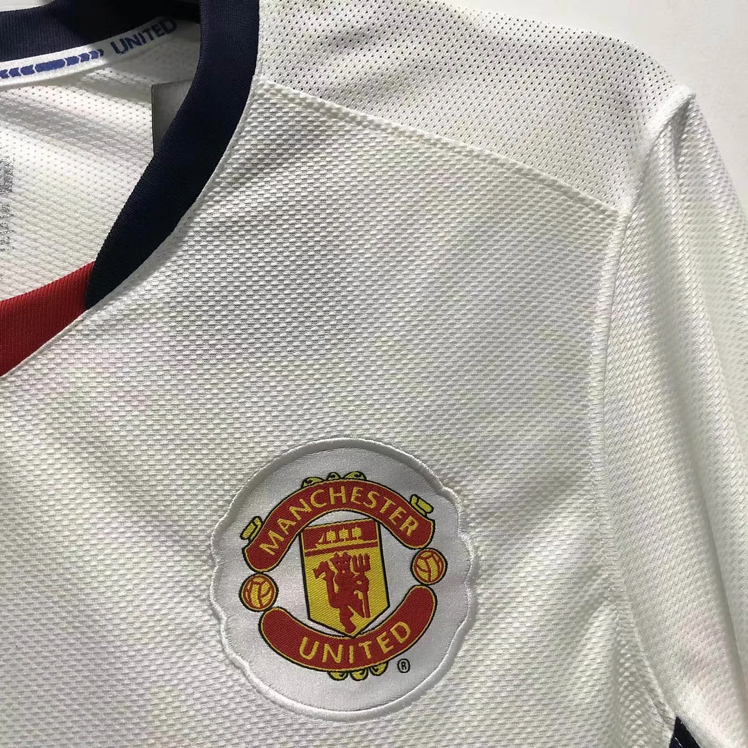 2008/2009 Long Sleeve Retro Manchester United Away Football Shirt 1:1 Thai Quality - Image 6