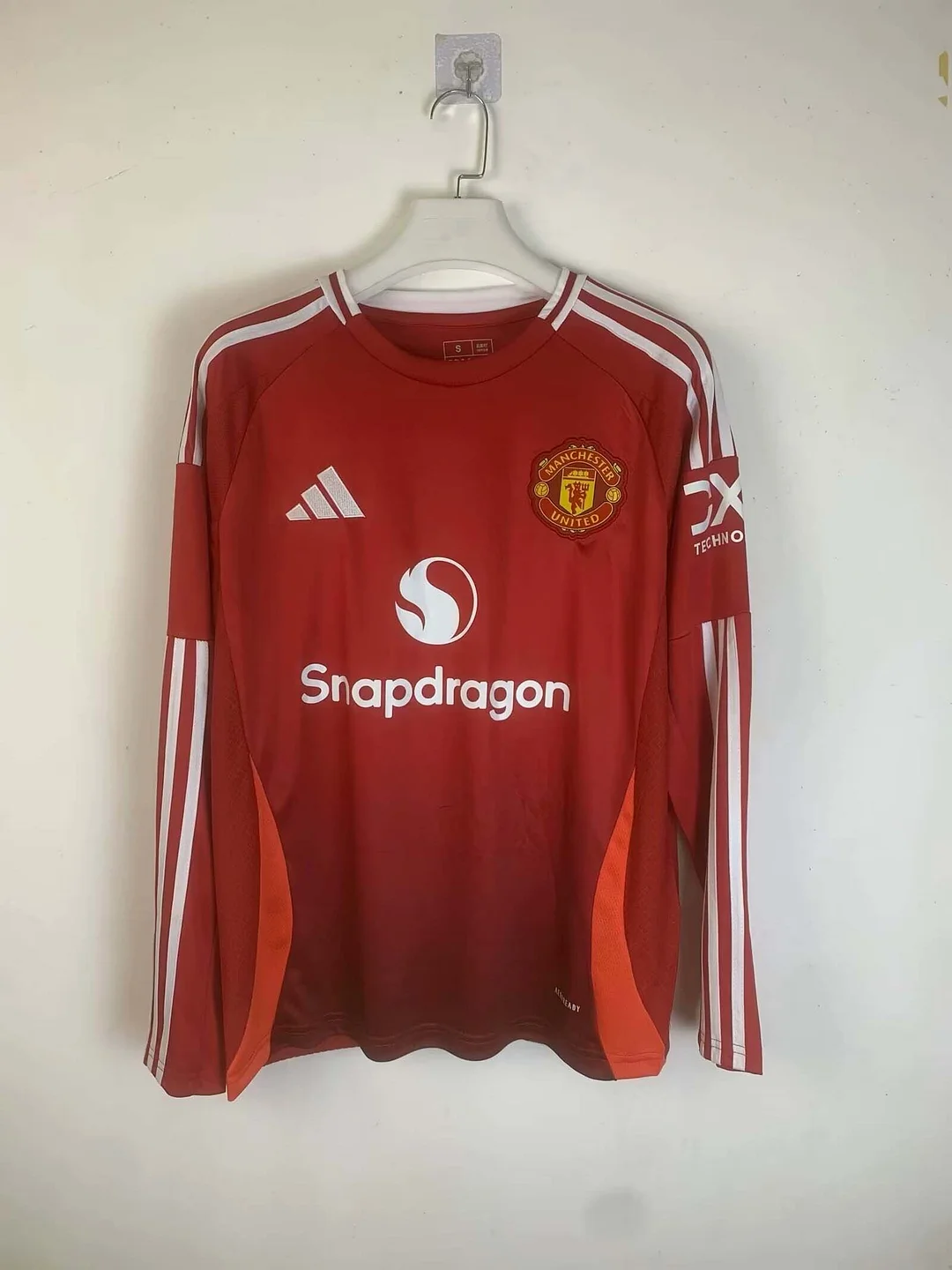 2024/2025 Long Sleeve Manchester United Home Football Shirt 1:1 Thai Quality