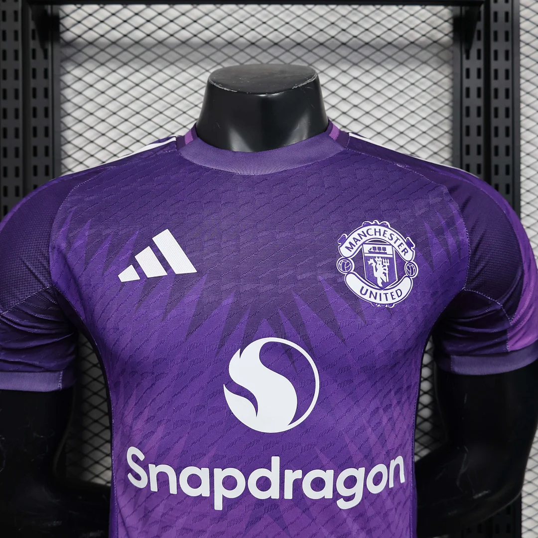 2025/2026 Player Version Manchester United Special Edition Purple Football Shirt 1:1 Thai Quality - Image 5