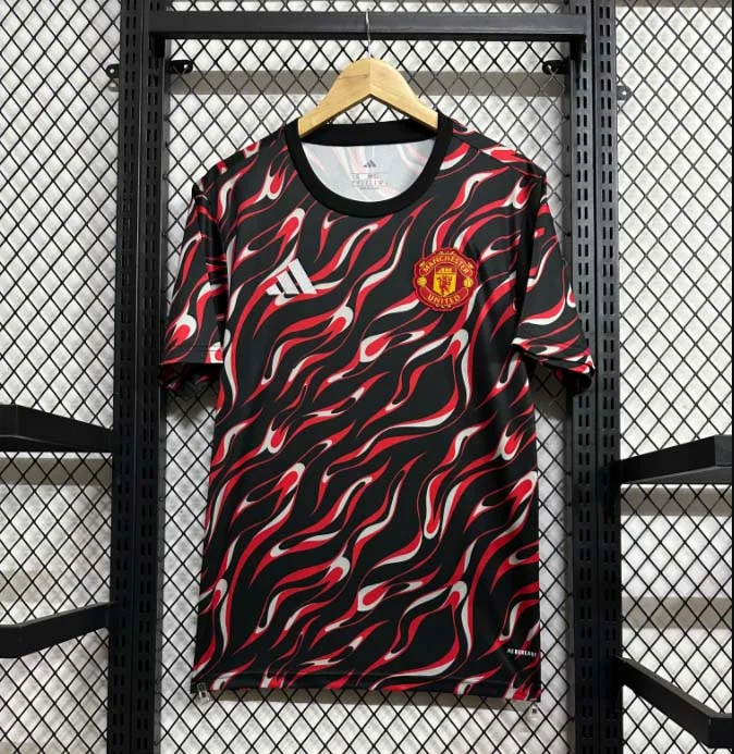 2025/2026 Manchester United Special Edition Red and black Football Shirt 1:1 Thai Quality