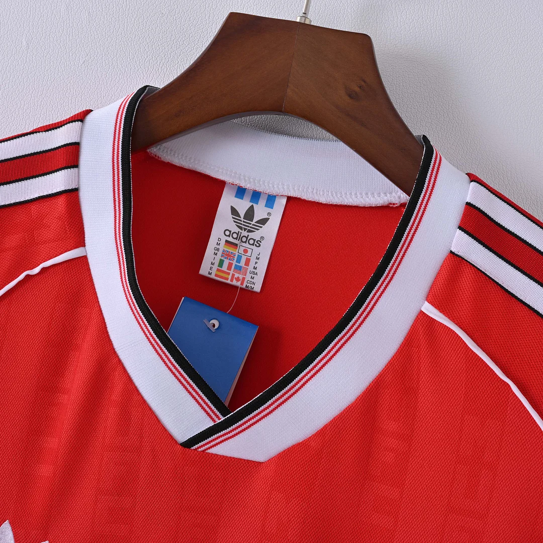 1988/1990 Retro Manchester United Home Football Shirt 1:1 Thai Quality - Image 3