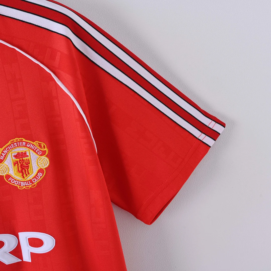 1988/1990 Retro Manchester United Home Football Shirt 1:1 Thai Quality - Image 7