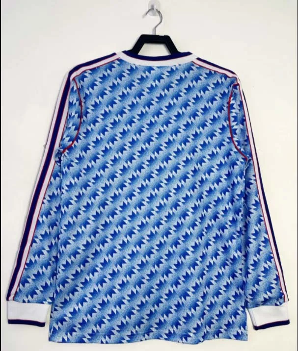 1990/1992 Retro Long Sleeve Manchester United Away Football Shirt 1:1 Thai Quality - Image 2