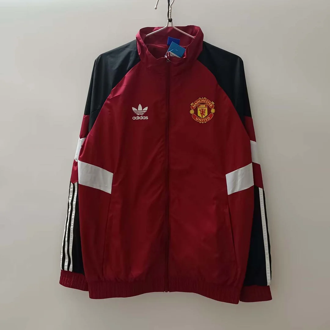 2024/2025 Manchester United Windbreaker Red Football Shirt 1:1 Thai Quality
