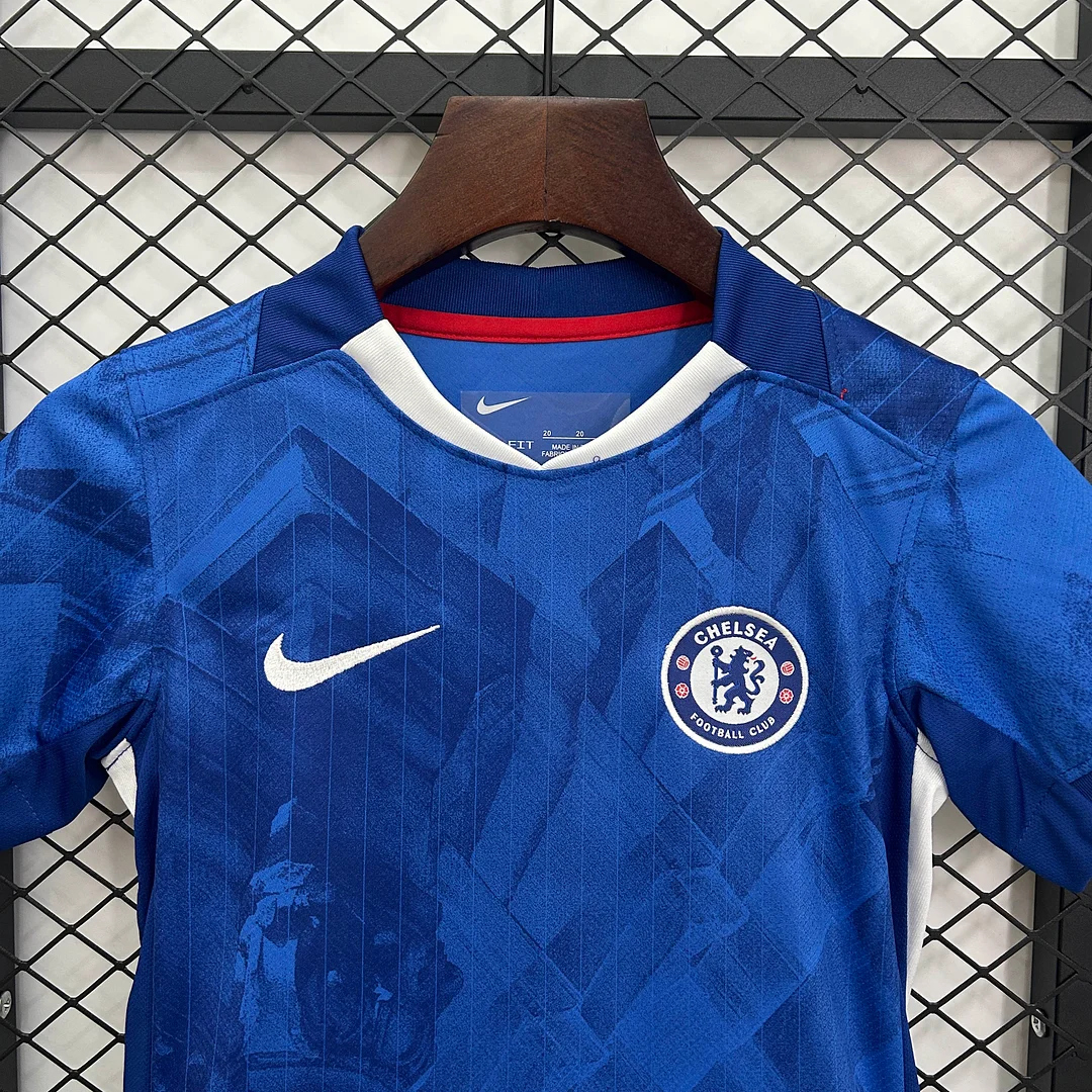 2025/2026 Chelsea Home Football Shirt 1:1 Thai Quality Kids Size - Image 3
