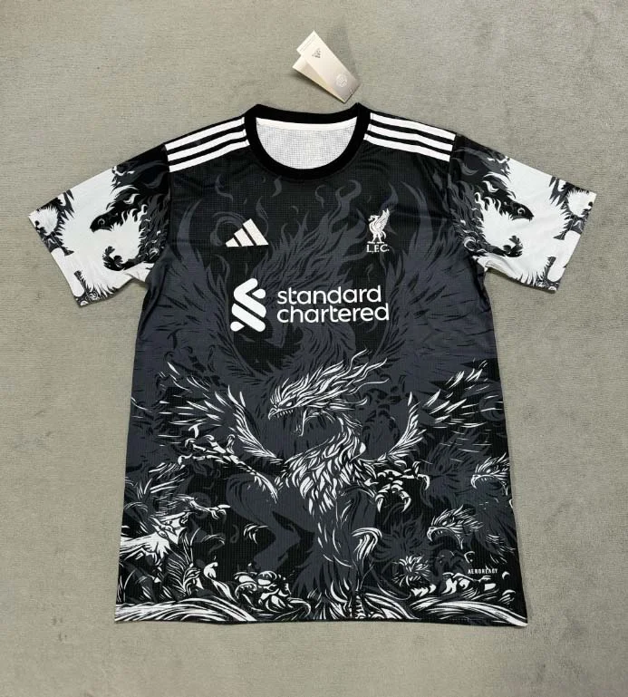2025/2026 Liverpool Phoenix Special Edition Black Soccer Jersey 1:1 Thai Quality