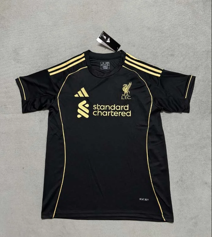 2025/2026 Liverpool Special Edition Black Soccer Jersey 1:1 Thai Quality