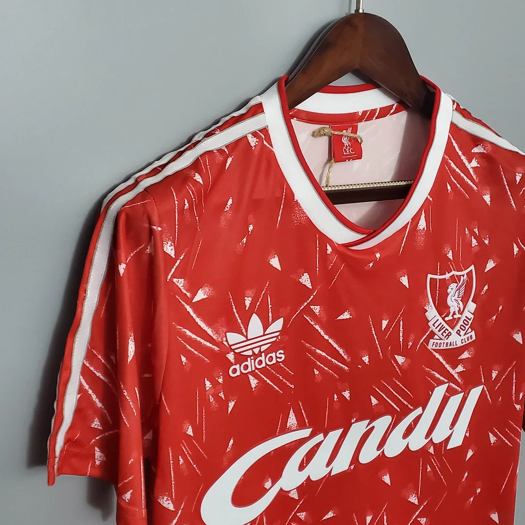 Retro 1989/1991 Liverpool Football Shirt Home 1:1 Thai Quality - Image 6