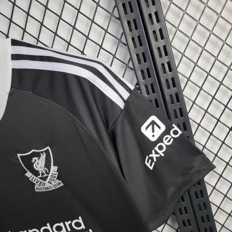 2025/2026 Liverpool Goalkeeper Black Soccer Jersey 1:1 Thai Quality - Image 7