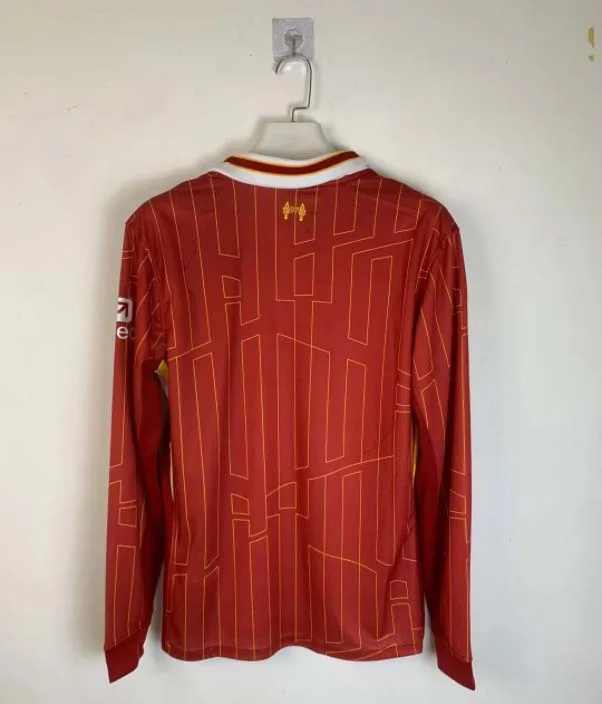 2024/2025 Long Sleeve Liverpool Home Football Shirt 1:1 Thai Quality - Image 2