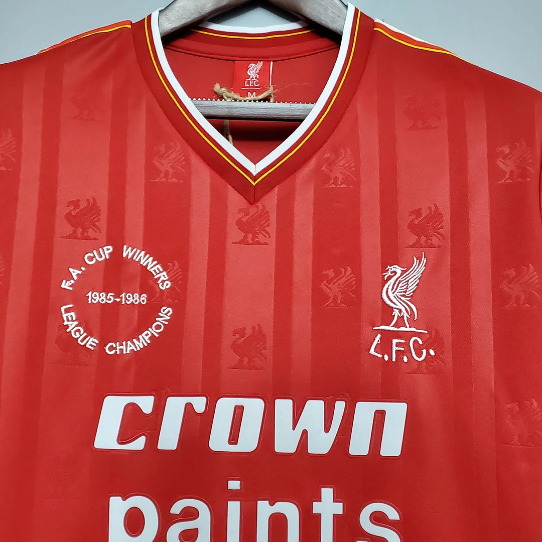 1985/1986 Retro Liverpool Home Football Shirt 1:1 Thai Quality - Image 3